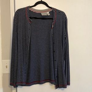 Very soft striped Chico’s Design cardigan